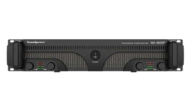 SOUNDPOWER MA 4600P